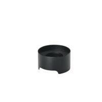 Bougeoir en acier 8cm laqué noir--Noir-Zone Denmark