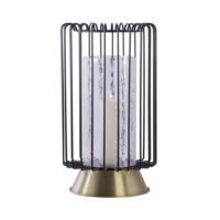 Bougeoir rond en verre malibu 125-Verre-Transparent-ReCollection