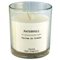 Bougie décorative patchouli 35h--Blanc-Drake