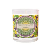 Bougie parfumée menthe basilic 180 g--Blanc-Confidences Provence
