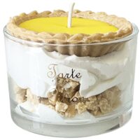 Bougie parfumée tartelette au citron--Blanc-PROVENCE CHIC