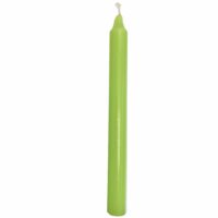Bougie teintée dans la masse vert pomme H21cm--Vert-Mani Bhadra