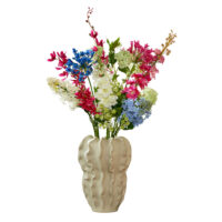 Bouquet multicolores polyester h10.5xl12.5xl74.5cm--Multicolore-Mica Decorations