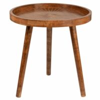 Bout de canapé en manguier gravé-Maisons du Monde
