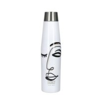 Bouteille isotherm 540ml acier inoxydable noir & blanc-Inox-Noir-Built