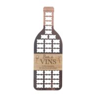 Bouteille porte-bouchons murale bar à vins--Marron-La Chaise Longue
