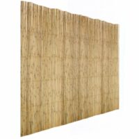 Brise vue naturel - 100x500cm--Marron-Sunnydays