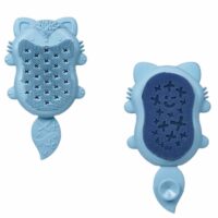 Brosse et éponge de bain pour bébé bleu 20x10 cm--Bleu-B.BOX