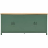 Buffet 4 portes vert 180 cm--Vert-Homifab