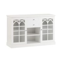 Buffet de rangement effet bois blanc-Bois-Blanc-SoBuy