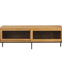Buffet en bois-Bois-Marron-Zuiver