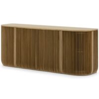 Buffet en chêne naturel-Chêne-Beige-WOODEK
