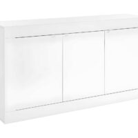 Buffet panneau de particule blanc--Blanc-vente-unique.com
