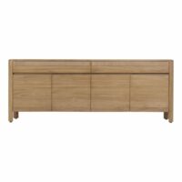 Buffet teck 180 cm-Teck-Marron-Hannun
