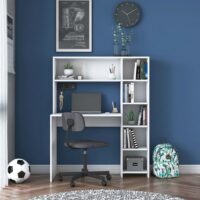 Bureau avec rangement 6 niches 113