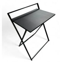 Bureau compact pliant  63x70cm noir--Noir-Utility