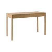 Bureau effet bois clair h75-Bois-Marron-CAMIF