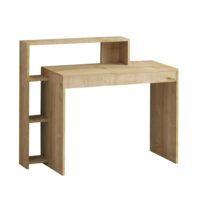 Bureau moderne avec rangements décor chêne clair-Chêne-Marron-Pier import