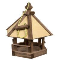 Cabane oiseaux sauvage à suspendre--Marron-Prêt à Jardiner