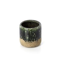 Cache-pot en céramique vert 12