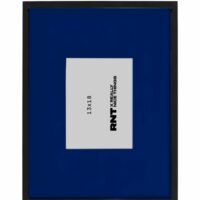 Cadre photo 40x30 pour photos 13x18 bleu--Noir-Surdic