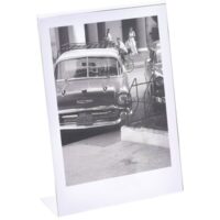 Cadre photo à poser en plastique transparent 13x18cm-Plastique-Transparent-Wadiga