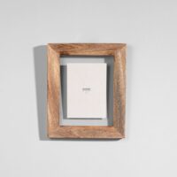 Cadre photo en bois de manguier marron