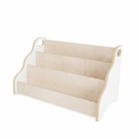 Caisse à livre montessori 52×25×64 cm bois naturel-Bois-Marron-Mamoi