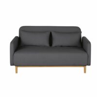 Canapé clic clac 2/3 places gris anthracite-Maisons du Monde