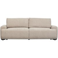 Canapé clicclac 3 places en tissu beige-Tissu-Beige-vtwonen