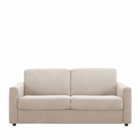 Canapé convertible ouverture express 3 places en tissu - beige-Tissu-Beige-Drawer