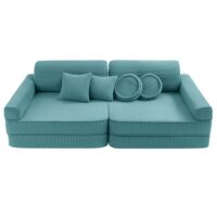 Canapé de jeu modulable Premium 10 pcs AESTHETIC--Bleu-MeowBaby