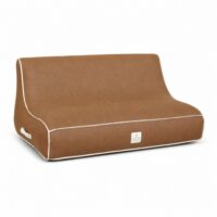 Canapé gonflable alizé en olefin couleur chocolat 160x105x75 cm--Marron-Coco Lounge