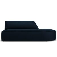 Canapé Modulable Droit 2 places en Velours Bleu Foncé-Velours-Bleu-CXL by Christian Lacroix
