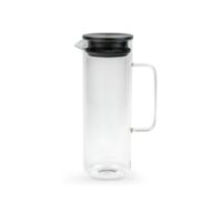 Carafe à thé glacé 1.2 l en verre borosilicate-Verre-Transparent-Bredemeijer