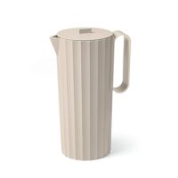 Carafe en polypropylène gris mat-Polypropylène-Taupe-BlimPlus