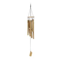 Carillon de jardin Bambou 33 cm--Beige-Esschert Design