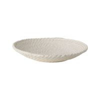 Centre de table céramique déco tressé blanc 32 cm-Céramique-Blanc-CAMIF