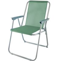 Chaise de plage pliable kaki 52x43x74cm--Vert-Sunnydays
