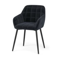 Chaise de salle à manger  noir 53.5x79cm--Noir-Vicco