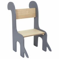 Chaise enfant dino--Gris-The Home Deco Factory