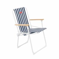 Chaise plage aluminium bleu-Aluminium-Bleu-Flamingueo