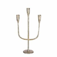 Chandelier doré aluminium h40.5xl9.5xl21cm-Aluminium-Doré-House of Seasons