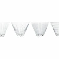 Cheers Pack de 4 verres à martini sans pied-Verre-Transparent-Mikasa