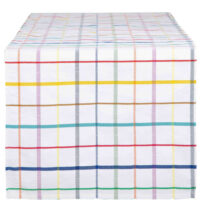 Chemin de table en coton multicolore 170x50 cm-Coton-Multicolore-Tissage de Luz