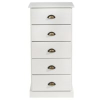 Chiffonnier 5 tiroirs en bois massif