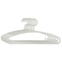 Cintres en plastique x 6 pour enfant gris 28.5x13.8 cm-Plastique-Gris-Home Maison