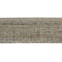 Coffre et malle kubu gris--Gris-vente-unique.com