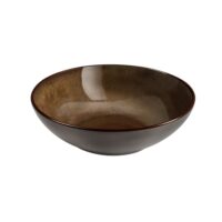 Coffret 6 assiettes salade et pâtes D18cm--Marron-Medard de Noblat