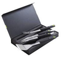 Coffret de 3 accessoires aimantés pour barbecue--Gris-Cook in Garden